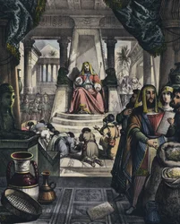 Joseph receiving the homage of his brethren